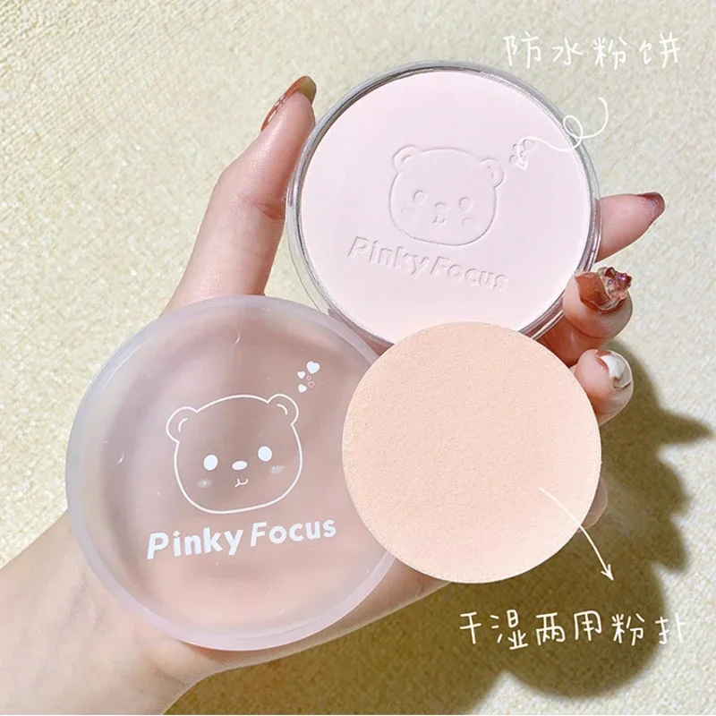 Oil-control Finishing Powder Waterproof Sweat-proof Concealer Powder for Women Cosmetic Pressed Powder Makeup Accessories Cheap