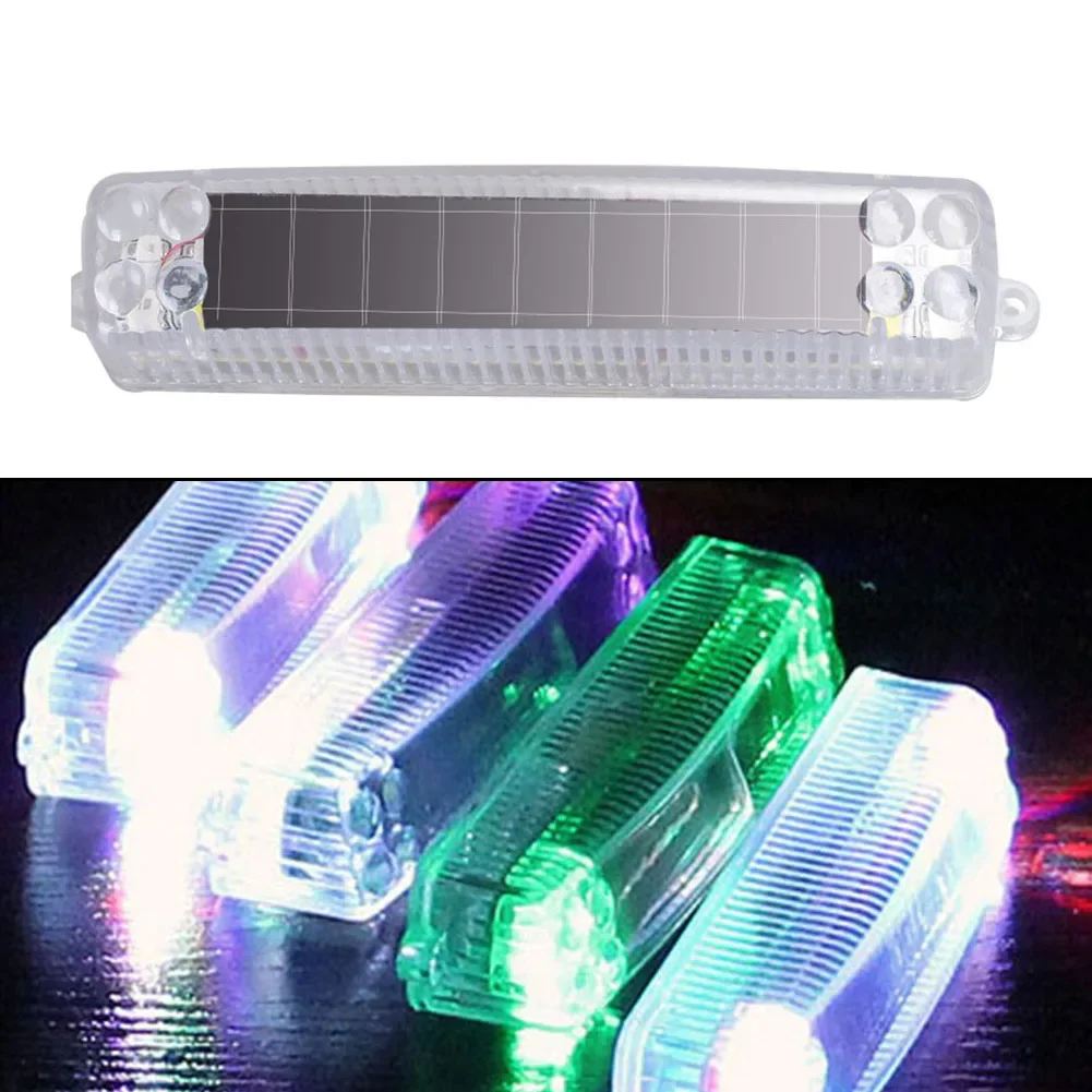 

Car Strobe Light Fence Lamp Electric Vehicle Color Flashing LED Net Lights Wiring-free Warn Bulbs Modification Lamps Parts