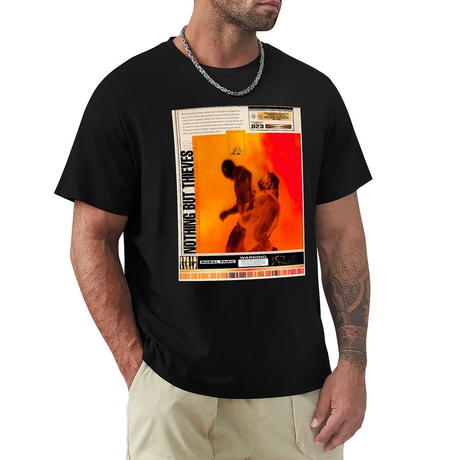 Moral Panic fanart T-Shirt Utility Work Short Sleeve Top