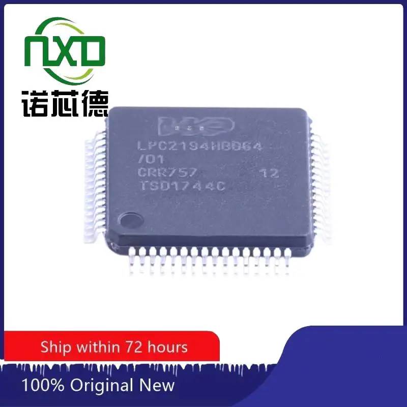 

5PCS / LOT 100% NEW LPC2194HBD64 LQFP-64 EMBEDDED MICROCONTROLLER CHIP ELECTRONIC COMPONENTS