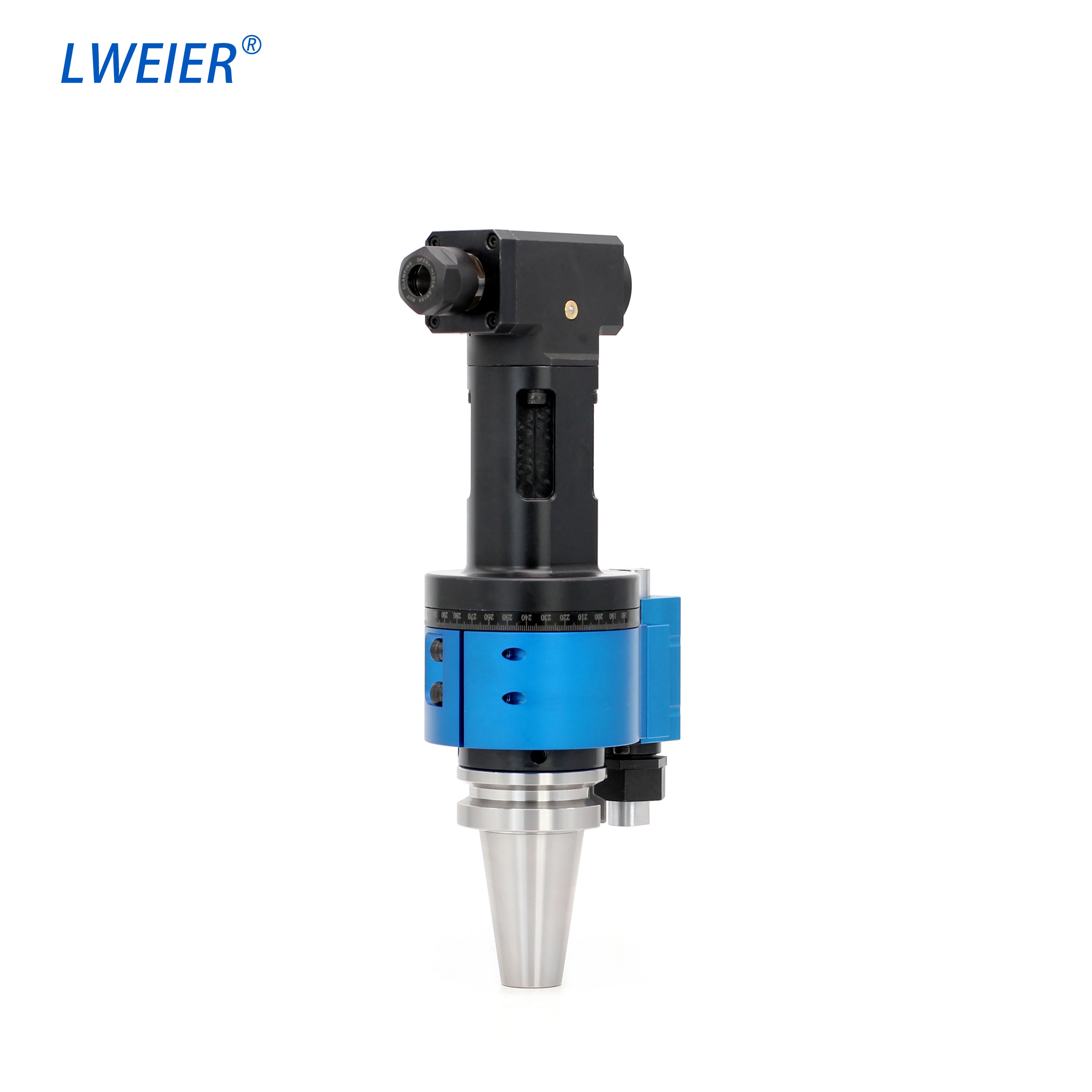 

Прямая продажа с фабрики BT40 Угловая головка HSK63 100A Боковая фрезерная головка AG90-ER16-120 для фрезерных станков, производство