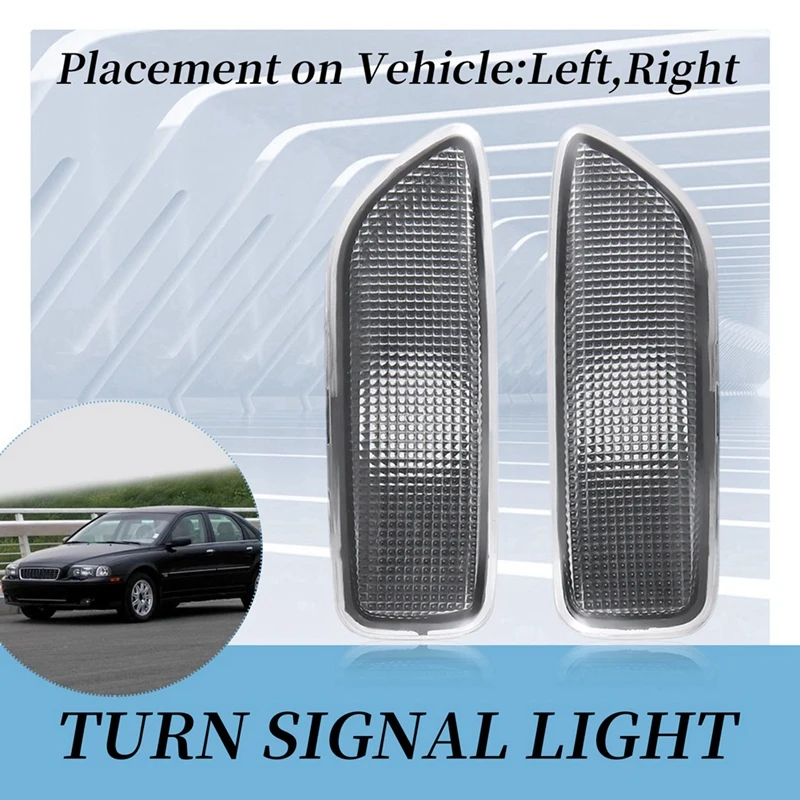 

1 пара боковых габаритных фонарей автомобиля 30722641 30722642 для Volvo S60 V70 S80 ГОРЯЧАЯ ПРОДАЖА