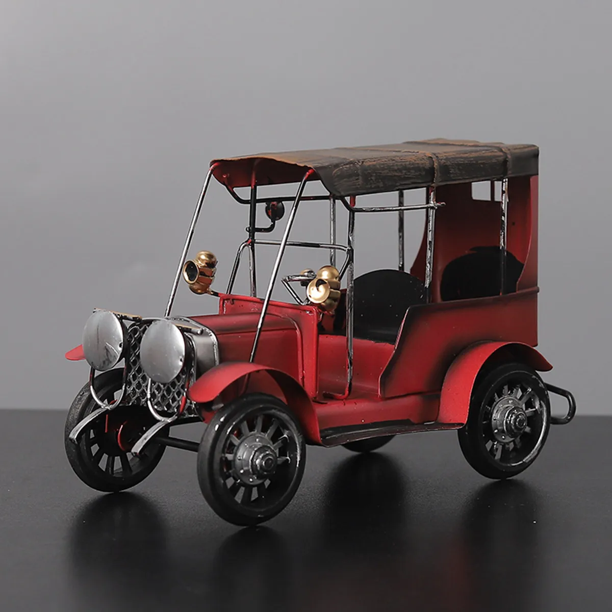 Hot Sale Metal crafts vintage home decor vintage car models decorative items living room decor Mini car handicrafts