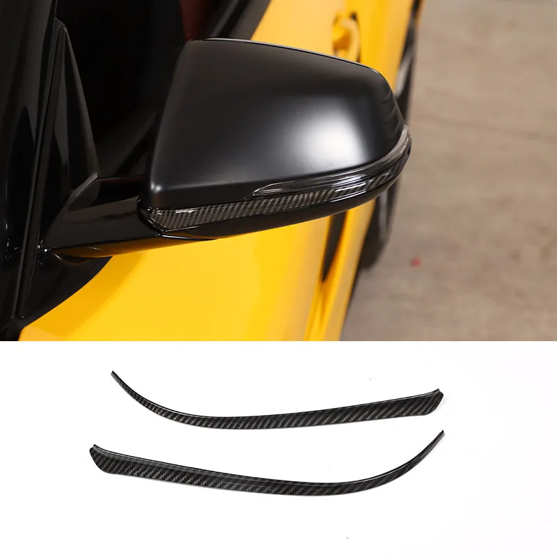

ABS Carbon Fiber/Silver For Toyota GR Supra A90 2019-2026 Car Exterior Mirror Decorative Strip Sticker Car Accessories