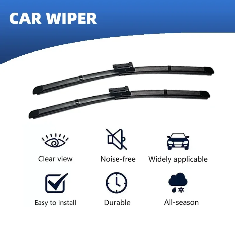 RHD Front Windshield Wiper Blades For SsangYong Musso XLV Q200 Rexton Sports Musso Pick-up 2018-2023 Windscreen Accessories
