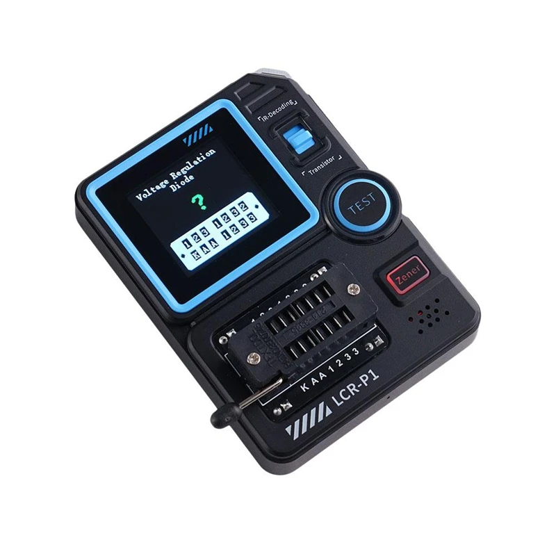 

LCR-P1 Transistor Tester Diode Triode Capacitance Resistance JFET,ESR LCR Meter Meter Tester Multifunction MOSFET IGBT