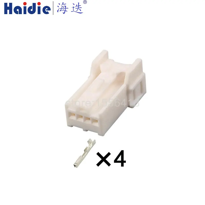 

5sets 4pin electric auto plastic cable wire harness connector with pins 3A04FW/6098-1120