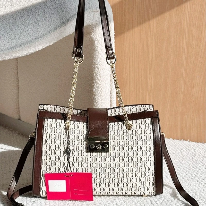 

Carolina Herrera High-end design tote bag women's bag one-shoulder hand-held versatile elegant temperament large-capacity bag