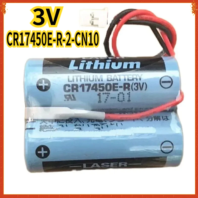 

1pce CR17450E-R-2-CN10 3V PLC Industrial Control Lithium Battery