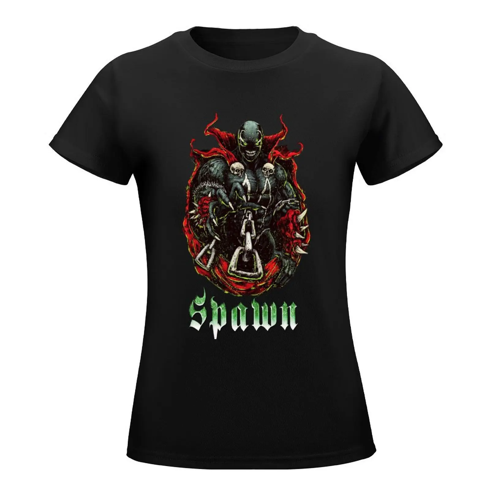 Spawn Character Unique Parody Design T-Shirt funny tees t shirts for Women