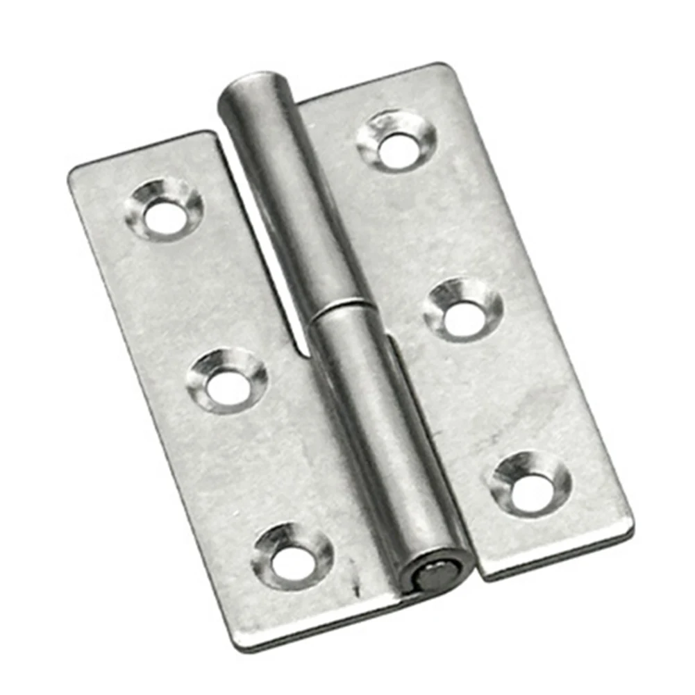 Detachable Door Hinge Removable Stainless Steel Door Connector Stripped Hinge Slip Joint Hinge Industrial Furniture Hardware