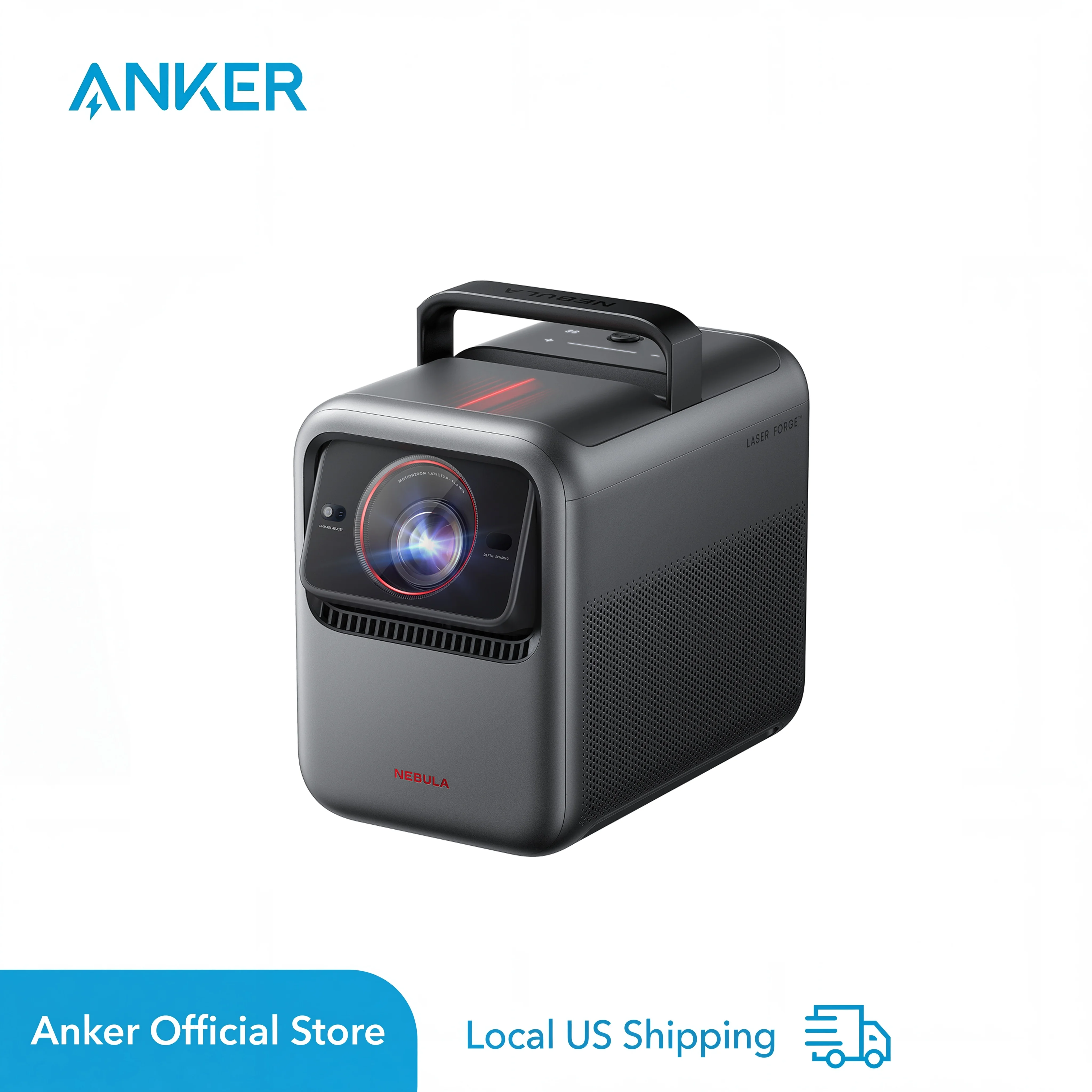 

Проектор NEBULA X1 Triple Laser 4K, Nebulamaster, 3500 ANSI люмен, контрастность 56000:1, стереозвук 40 Вт (восстановленный)