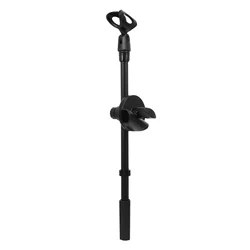 Microphone Stand Suspension Boom Scissor Arm Metal Rotating with Clamp for Home Tilting Dual Clip Cell