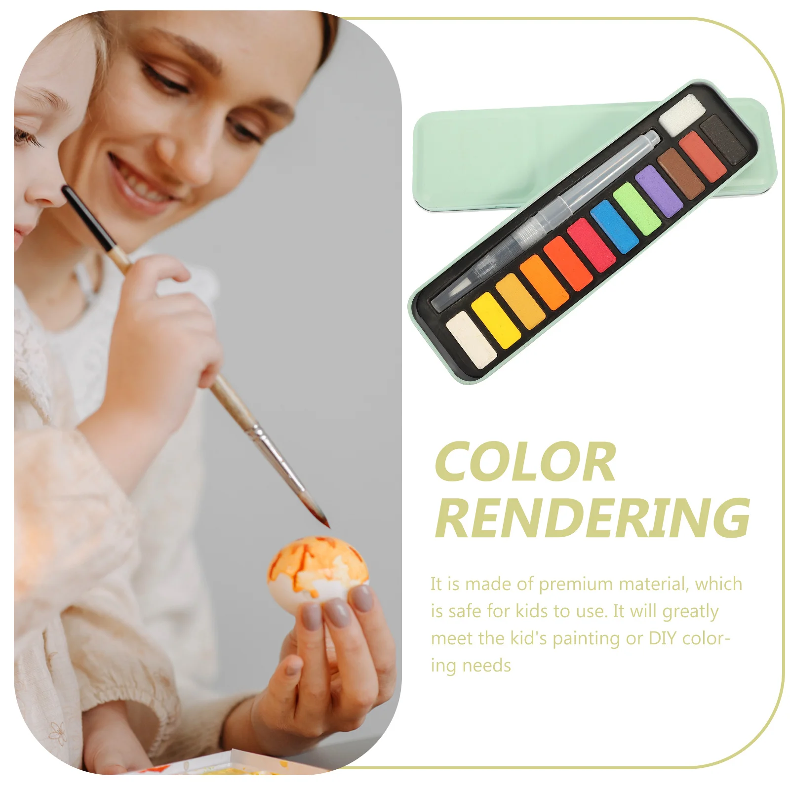 

1 Box Beginner Paint Set Diy Kit Solid Pigment Art Supplies For Adults Creative Coloring Starter Travel Supplies Graffiti