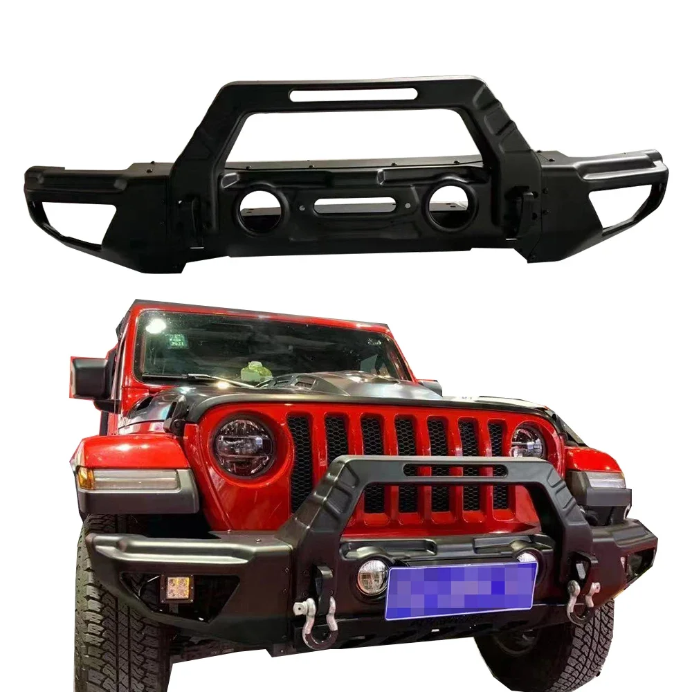 

SXMA JL1225 Front Bumper Full Width Version Off Road Heavy Duty Steel Bumper Rock Crawler Bumper For Jeep Wrangler JL 18+