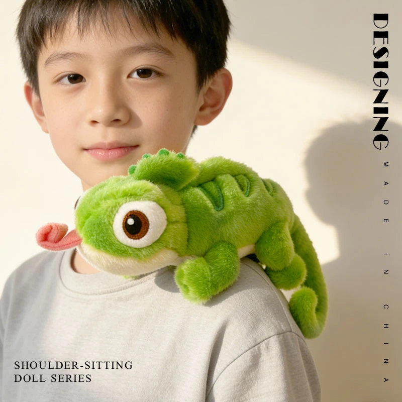 New Styles Magnetic Shoulder Sloth Frog Parrot Owl Plush Toys Lovely Squirrel Mouse Lemur Sea Eagle Plushie Doll Funny Gift view 4