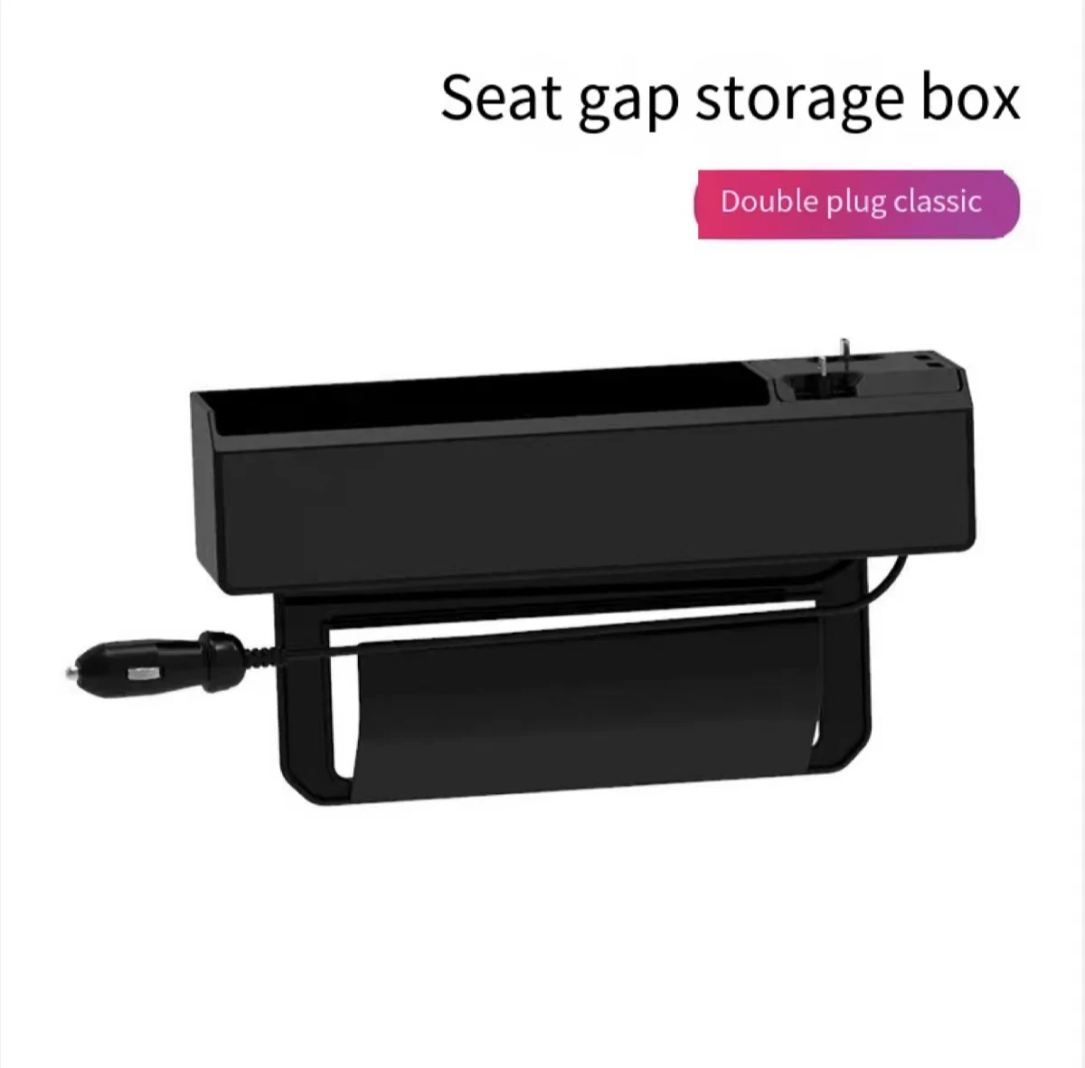 

Car-used Storage Box Seat Storage Car Mounted Creative Supplies Car Multi-functional Storage Box Car Mounted Charger