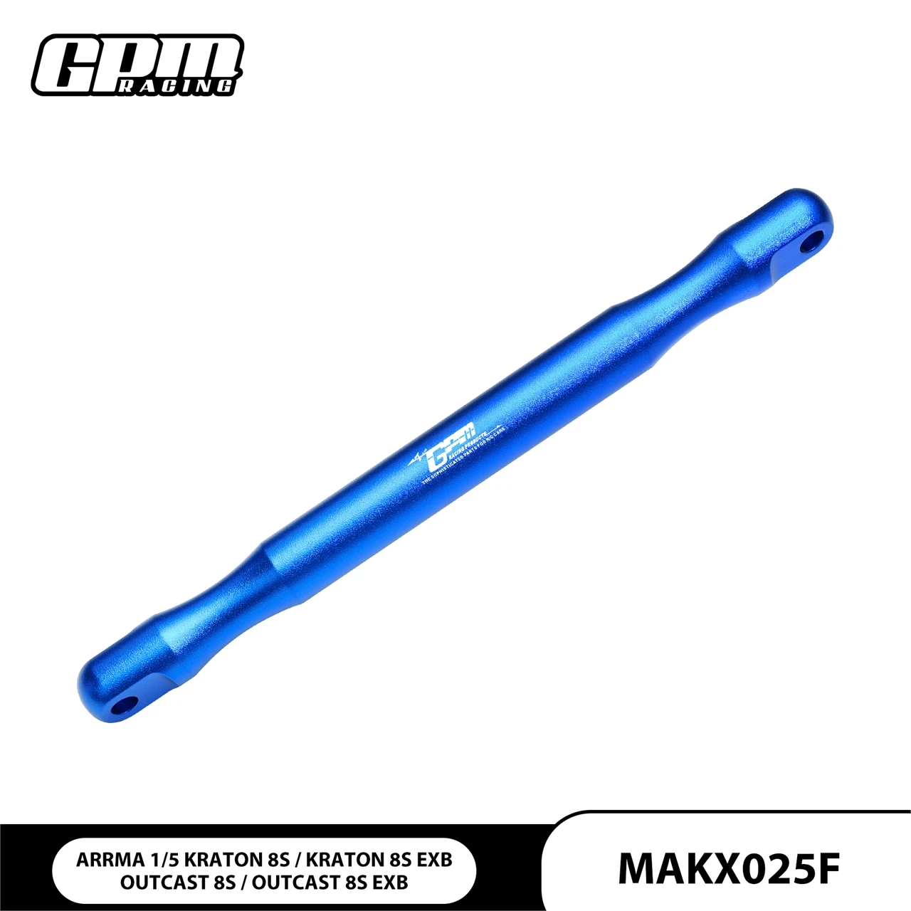 GPM aluminium voorste steunbeugel voor de ARRMA 1/5 Kraton Outcast 8S EXB.