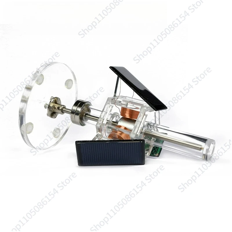

Maglev DIY accessories solar three-sided vertical brushless motor creative gift perpetual motion machine ornament