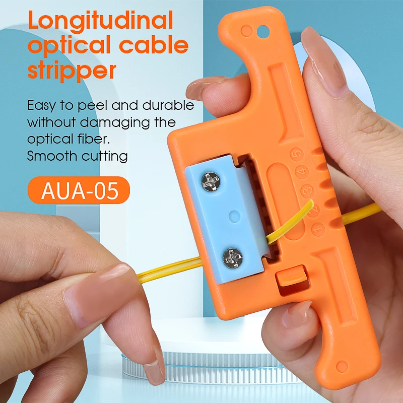 

AUA-05 Optical Fiber Stripper Longitudinal Cable Opening Knife Ribbon Central Bundle Tube Optical Cable Open Skylight 1.9-3.0mm