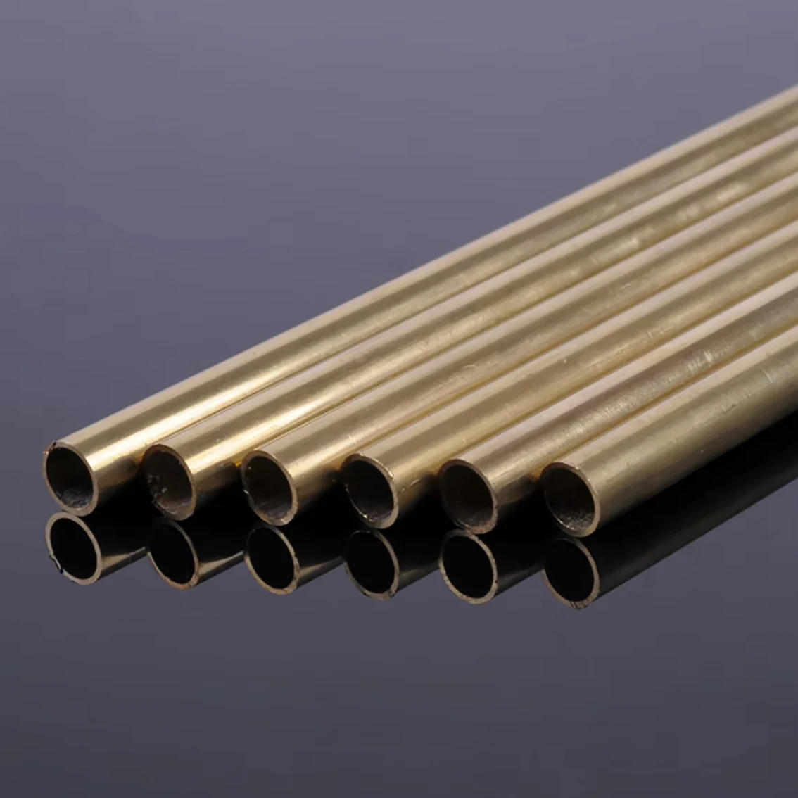 

1-10Pcs Brass Hollow Tube ID 1.5/2/5/7mm Metal Round Rod Transmission Shaft DIY Handmade Model Part Accessory Length 200/300mm
