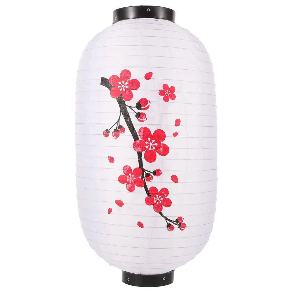 Japanese Style Lantern Traditional Hanging Plum Blossom Lantern for Sushi Shop Japanese Restaurant Outdoor Decor