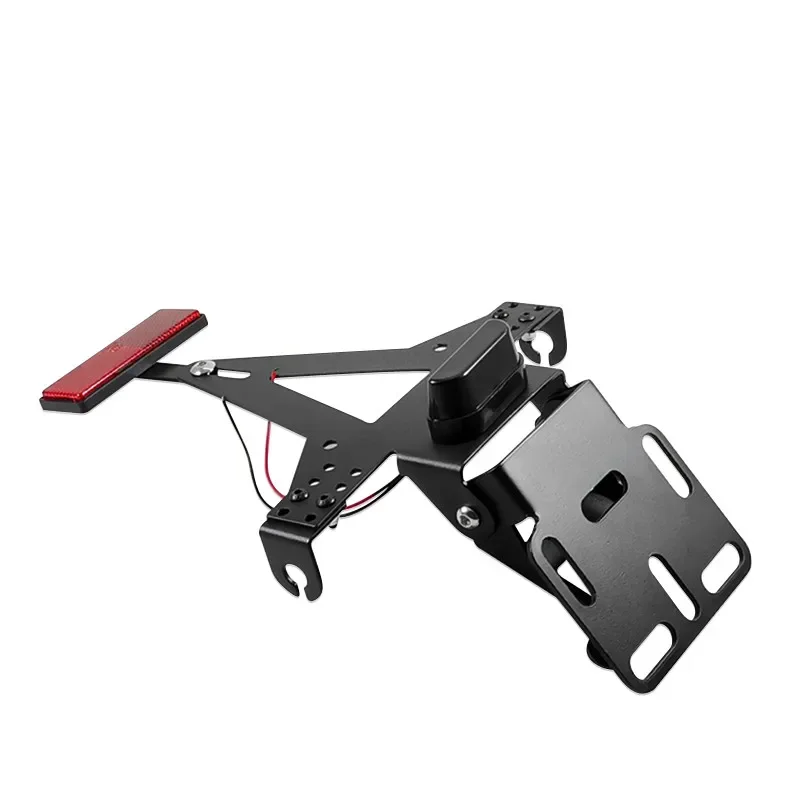 License Number Plate Light Frame Holder Bracket Motorcycle For Honda CB650R CBR650R Kawasaki Z800 Yamaha YZF R1 R3