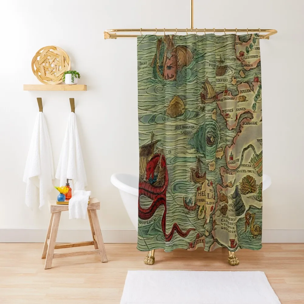 

Historic Map Shower Curtain Bathroom Shower Set Luxury Bathroom Modern Accessory Bathrooms Shower For Bathroom Set Curtain