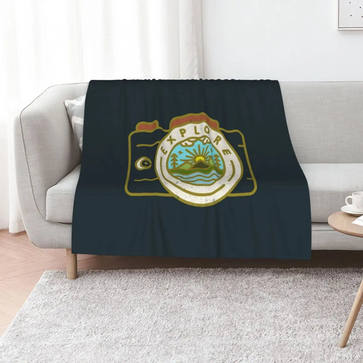 Explore Throw Blanket Luxurious Soft Blanket Holiday Gift for Family