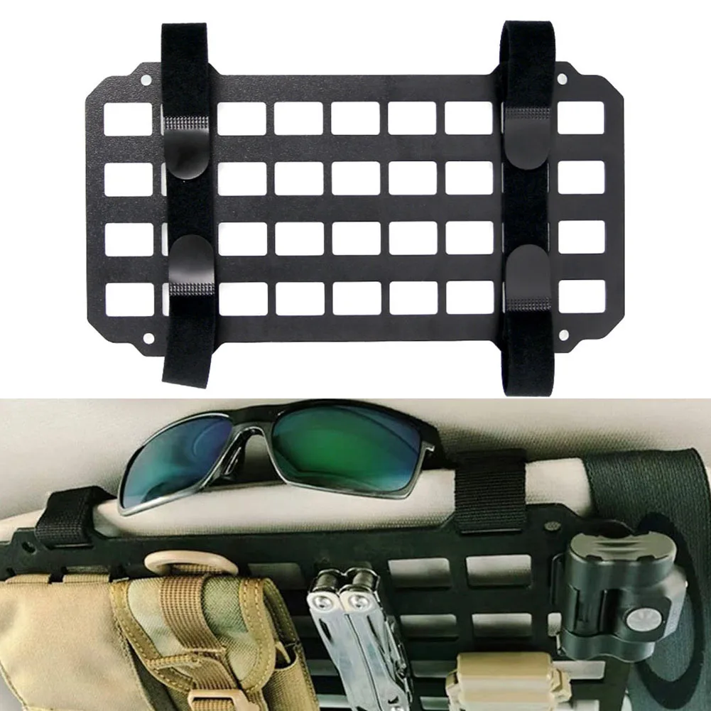 Auto-Sonnenblenden-Organizer, Hängeboard für Sonnenschutz, Taktisches Fahrzeug-Aufbewahrungsbrett, Auto-Offroad-Innenausstattung