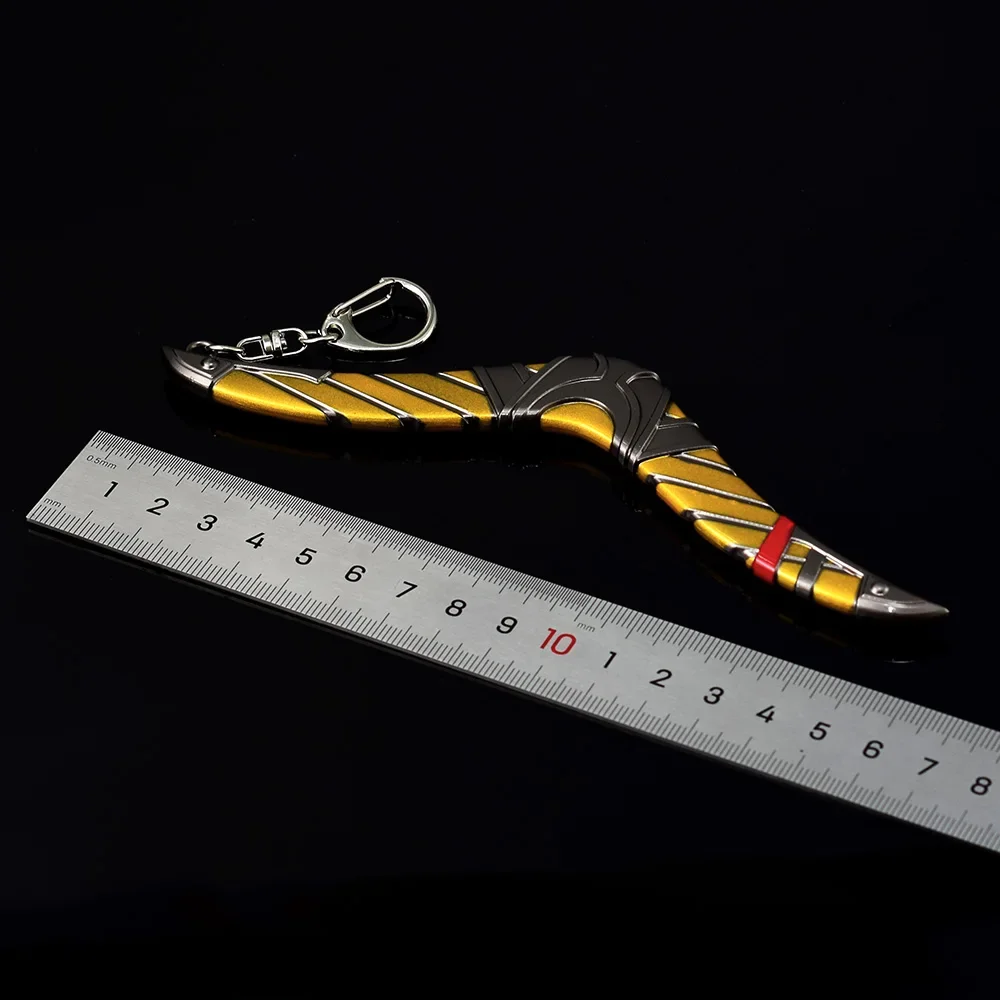 The Hyrule Fantasy Link The Boomerang Keyc Hain Alloy Model Tears of The Kingdom Master Sword Game Samurai Bow Weapon Toys