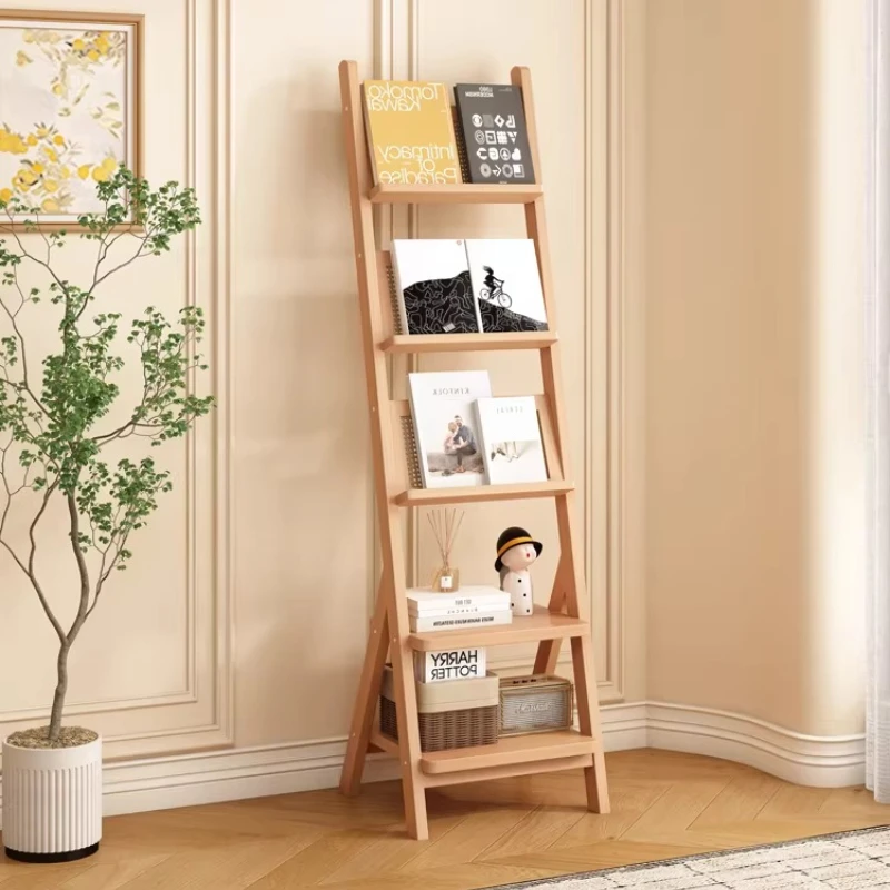 Desk Book Shelf Storage Shelves Ground Magazine Rack Organizer Office Accessory Bookcase Facility for Newspapers Newspaper Stand