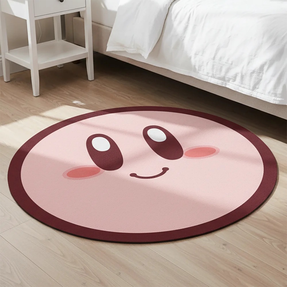 Animes Rug Eevee Kirby Pokémon Colorful Design,Pet Mat,Soft Floor Mat,Soft Decorative Blanket,Game Mat.