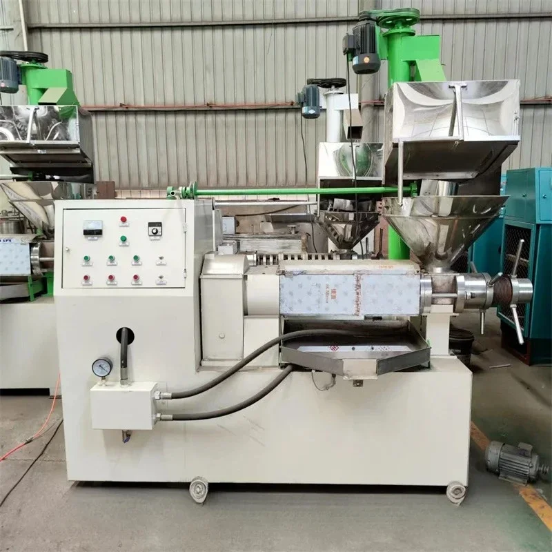 Large capacity oil press soyabean  Olive Oil Press Machine Commercial Cold and Hot Press Soybean Groundnut
