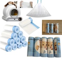 Original Thickened Tonepie Self-Cleaning Cat Litter Box Bags Poop Bags Drawstring Isolate Odors Pet Supplies Litter Box Liners