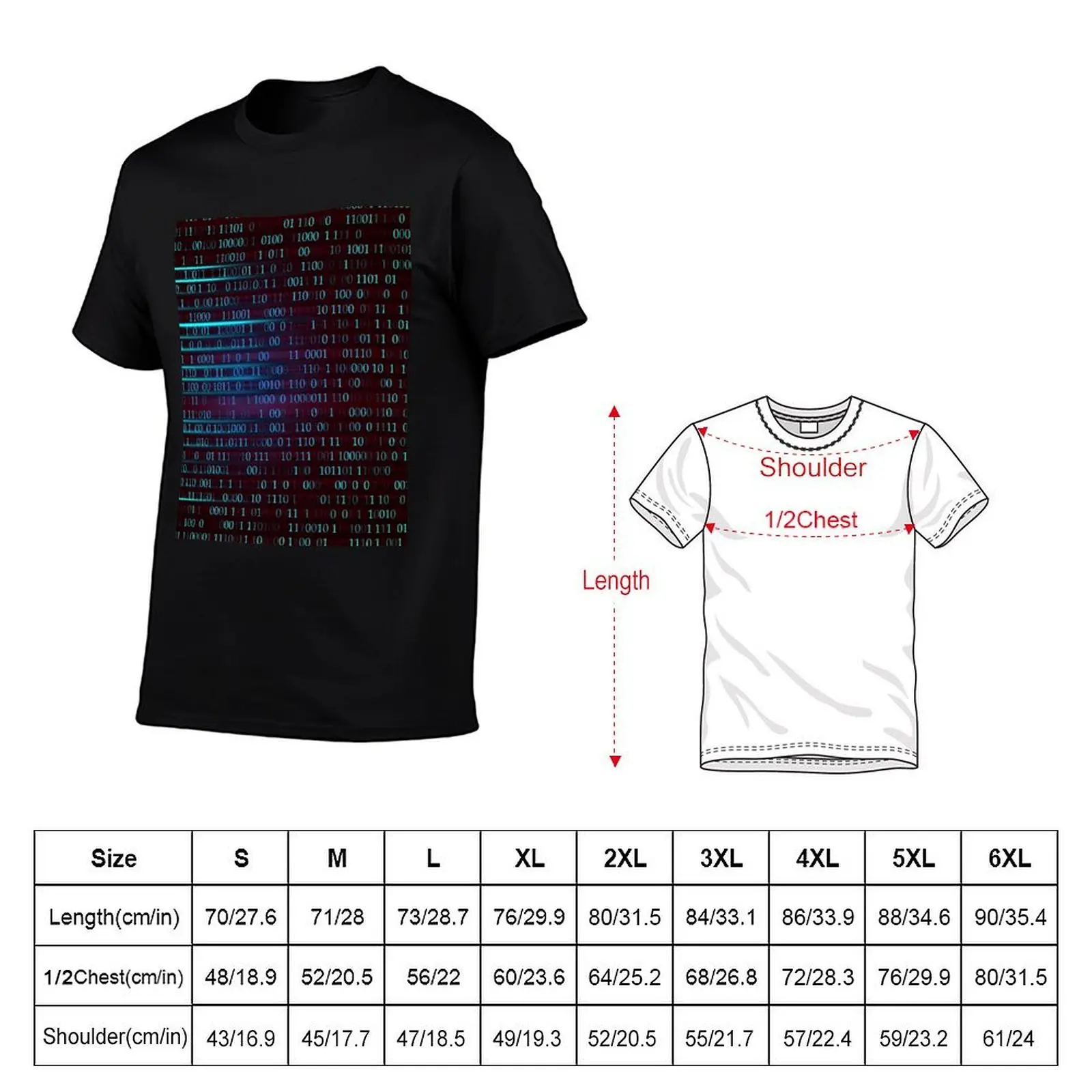 Binary computer code. T-Shirt Performance Dry Fit T-Shirt