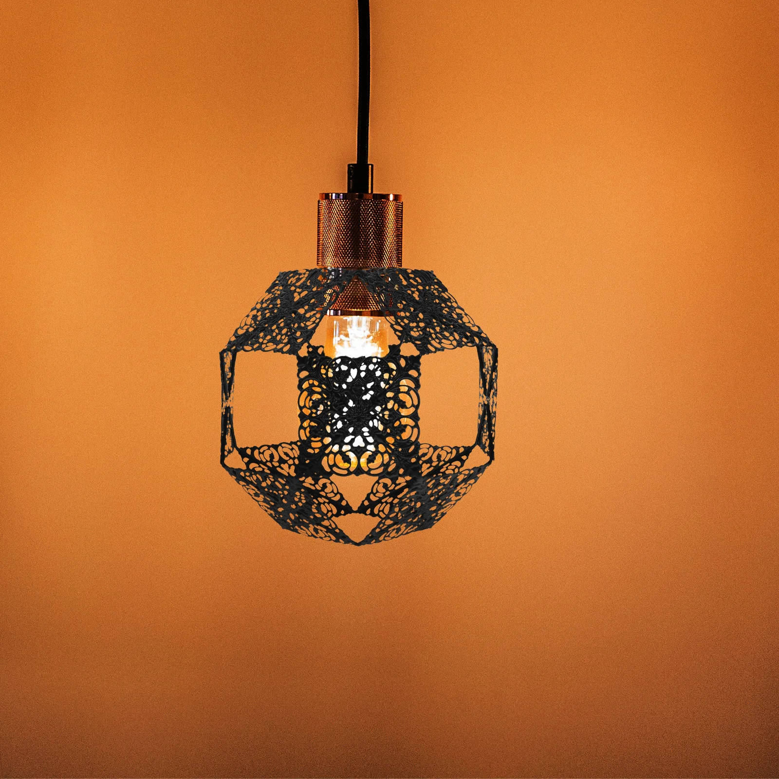 

Industrial Style Pendant Lamp Shade Hollow Metal Ceiling Light Cover For Restaurant Hotel Decorative Lighting Fixtures