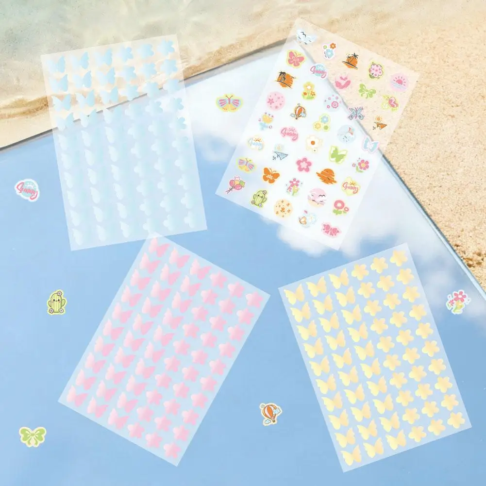 220 قطعة من رقعات بثرة على شكل نجمة ملونة رائعة للمراهقين والبنات والأولاد، رقعة حب الشباب الغروانية المائية اللطيفة لعيوب Zit