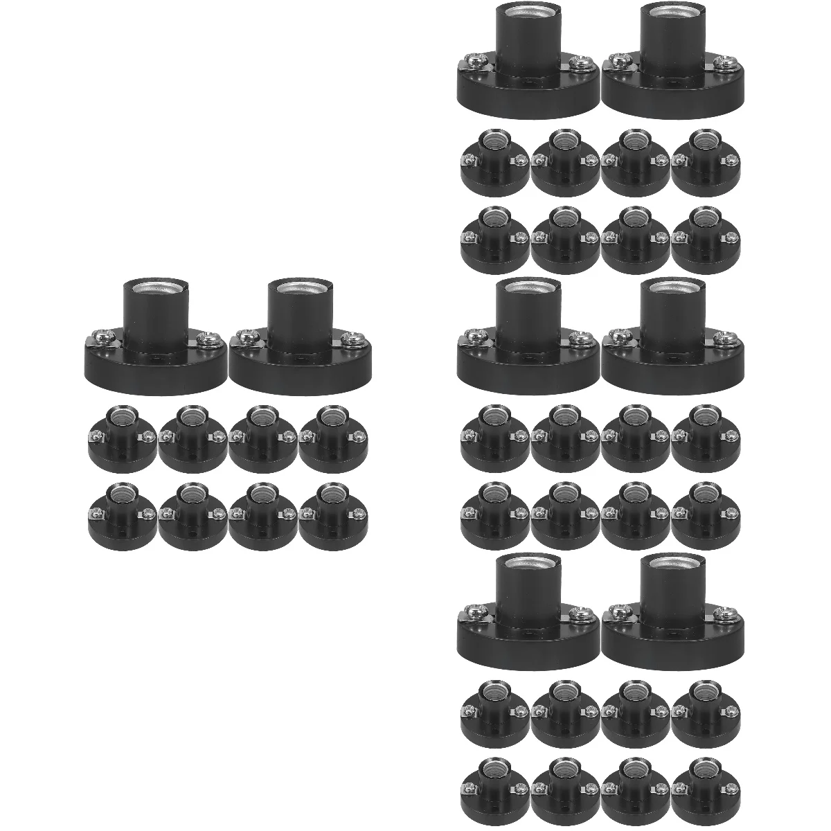 

4 Pack Light Bulbs Experiment Equipment Screw Socket Mini High Quality Lamp Holder Replacement
