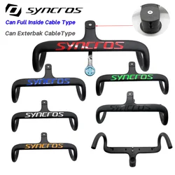 SYNCROS T1000 Carbon  Road Bicycle Bent Handleba Road Bike Integrated Bending Handle 28.6mm handle bar stem Bicycle fame Parts