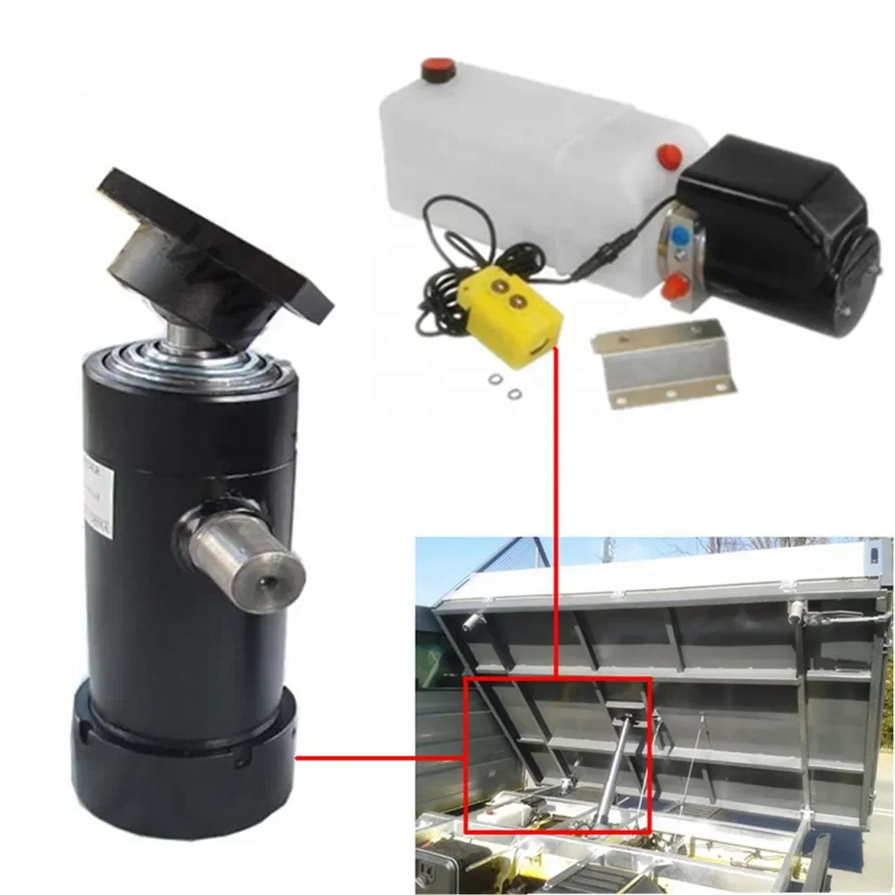 

Телескопический гидравлический цилиндр, многоступенчатая связь для работы на большие расстояния