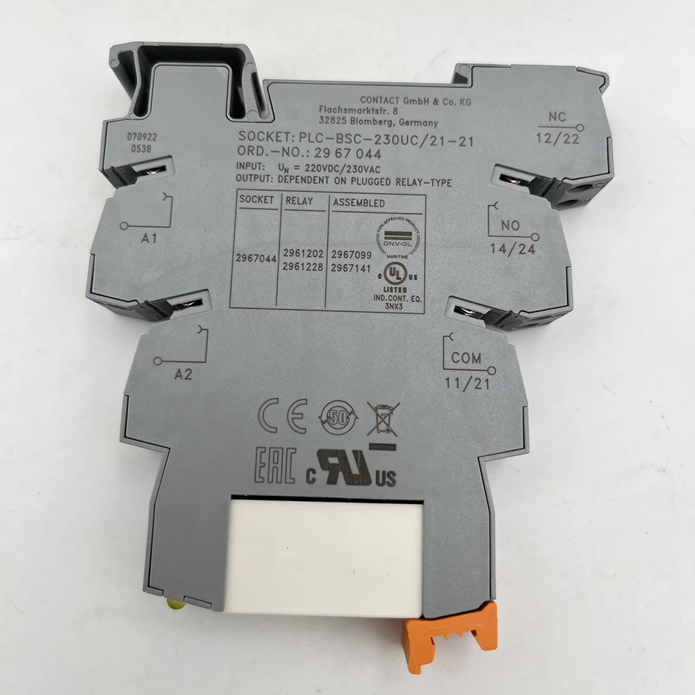 

New 10 PCS 2967099 PLC-RSC-230UC/21-21 For Phoenix Relay Module High Quality Fast Ship