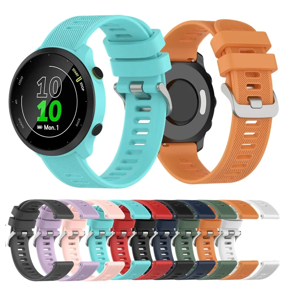 garmin-forerunner-158-55-245-245m-645-vivoactive-3-watch-20mmバンド-スポーツブレスレット-リストバンド-garmin-venu用シリコンストラップ