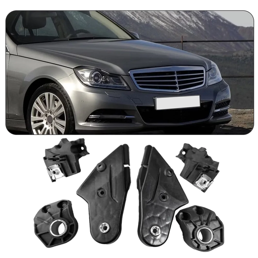 For Mercedes-Benz C Class W203 W204 2008 2009 2010 2011 2012 2013 2014 Headlight Repair Bracket Kit A2048201114 A2048201214