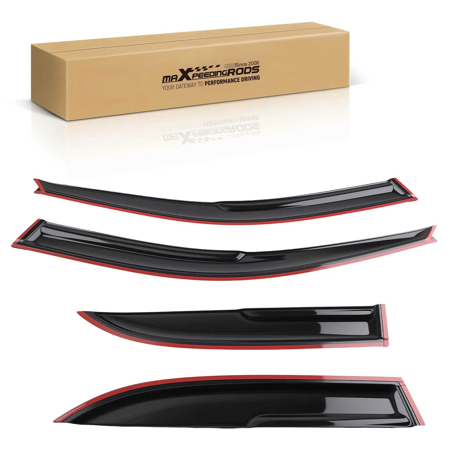 

Window Rain Guard Package for Toyota Camry 1997-2001 4PC Set Outside Mount