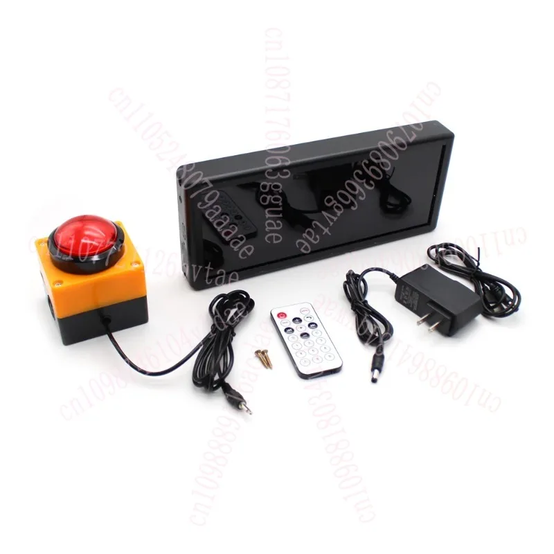 Display digital recarregável, temporizador de competição, contagem regressiva, cronômetro, 2,3 polegadas, treinamento de 4 dígitos, conjunto de equipamentos de cronometragem de fala