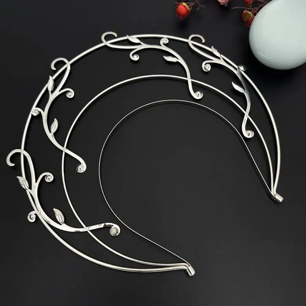 Elegant Three Layer Halo Headband Baroque Alloy BOHO Hair Hoop Wedding Headwear Hair Accessories Tiara Headdress Wash Face