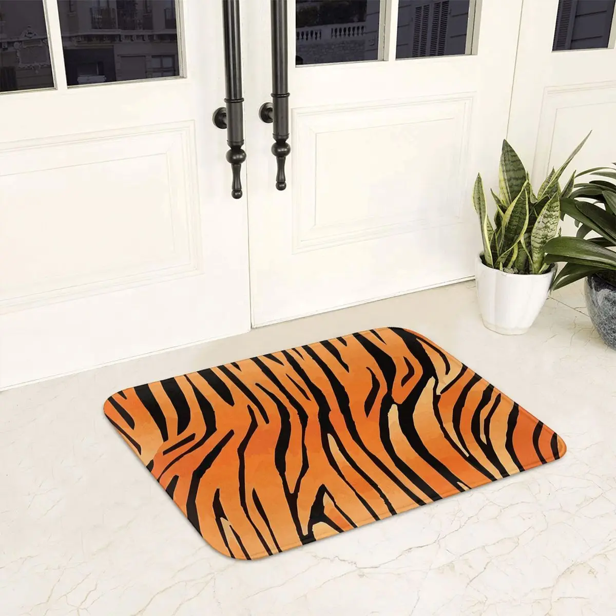 

Bengal Tiger Animal Anti-slip Doormat Floor Mat Washable Carpet Rug for Kitchen Entrance Home Bathroom Living room Footpad Mats