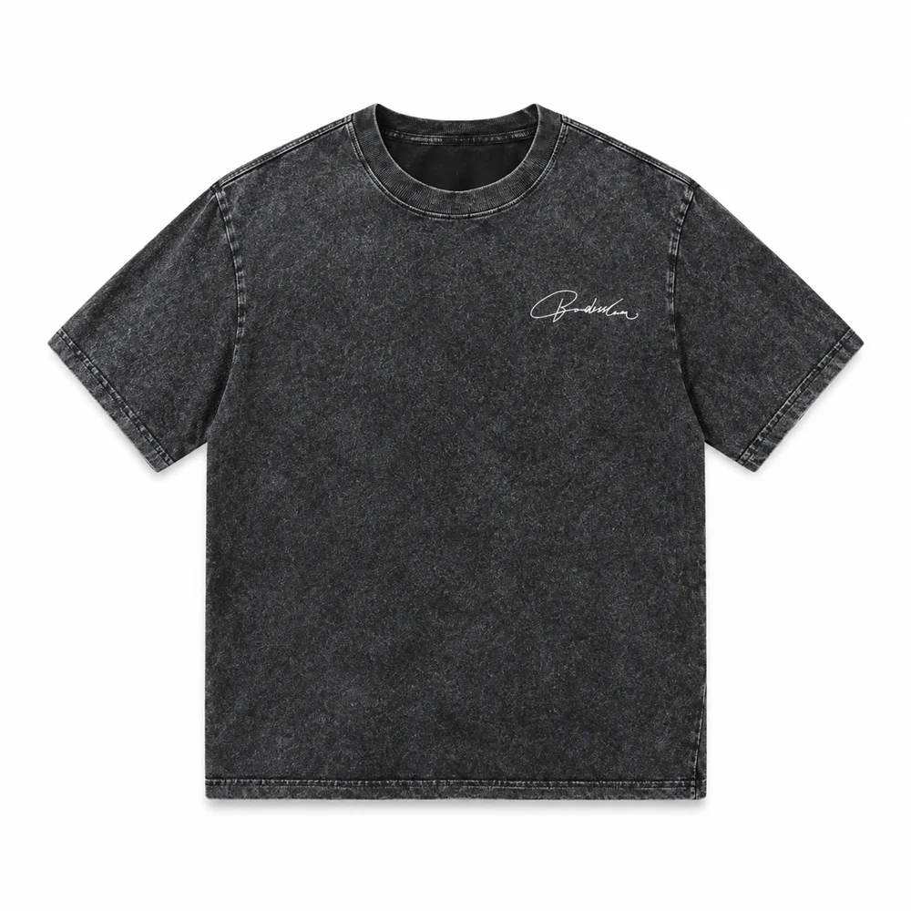 Unisex Casual Style Relaxed Fit T-Shirt Letter Graphic Short Sleeve Cotton Fabric Everyday Outfit