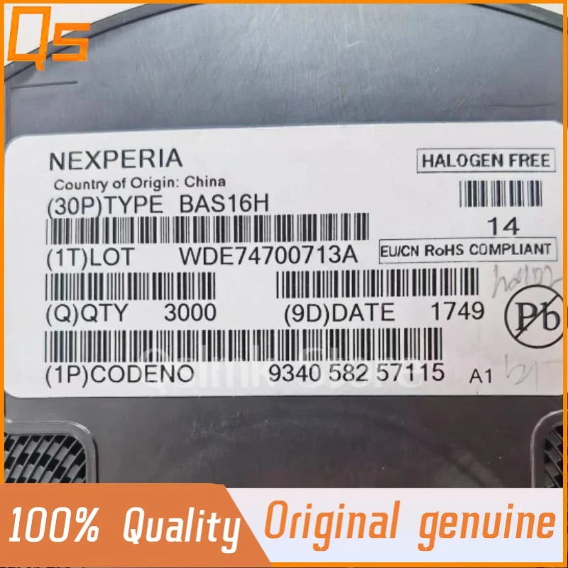 New Original BAS16H,115 Screen printing A1 SOD323 0805 Switching diode voltage: 100V Current: 215mA - Image 2